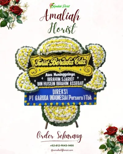Papan Bunga Duka di Suka Asih