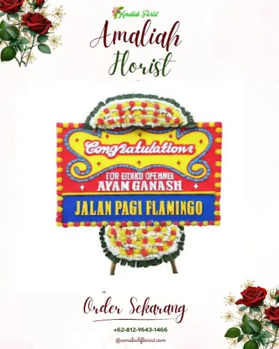 Bunga Papan Congratulation di Suka Asih